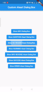 custom alert dialog box in a flutter