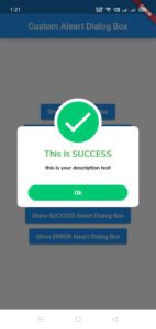 custom alert dialog box in a flutter(Dosomthings 1)