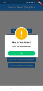 custom alert dialog box in a flutter(Dosomthings 1)