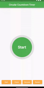 Circular Countdown Timer Package in Flutter gif(Dosomthing.com)