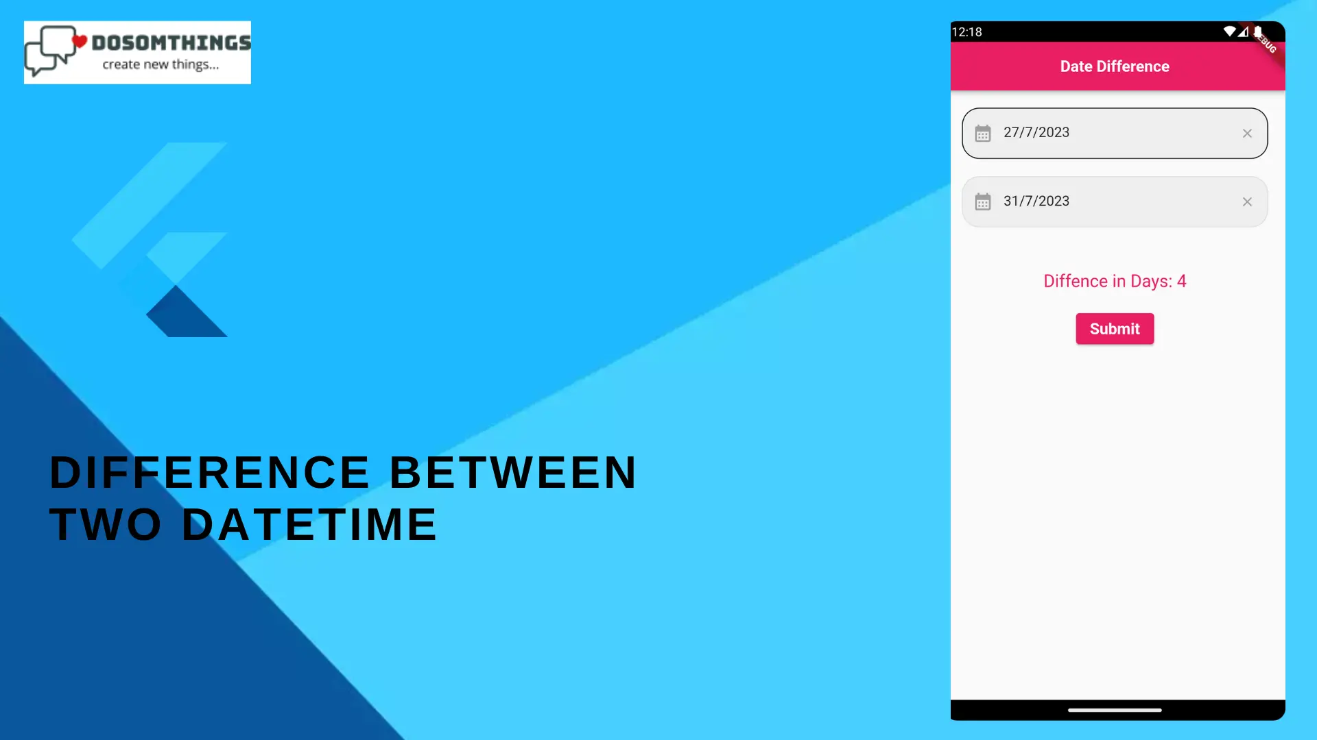 how-to-get-difference-between-two-datetime-in-flutter