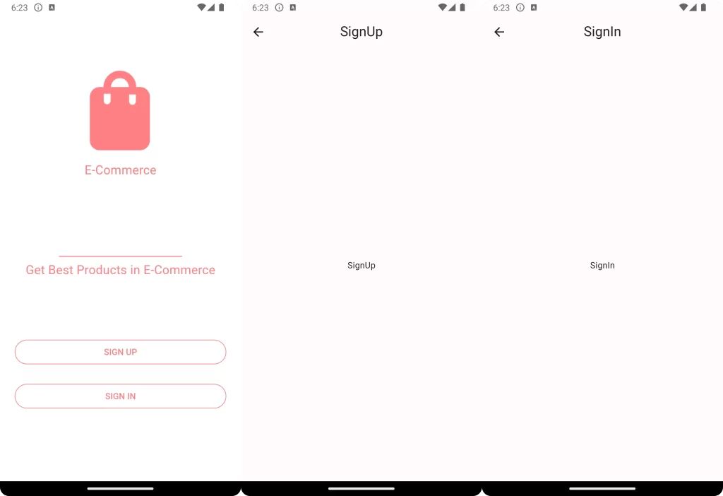 E-Commerce App UI in Flutter | EP.02 Landing Screen3(Dosomthings.com)
